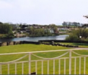 Balcony view over River Laune Killorglin Riverbank Lodges KIllorglin Kerry