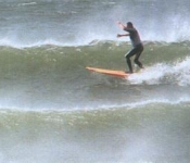 Surfing at Rossbeigh Beach, Glenbeigh, Kerry